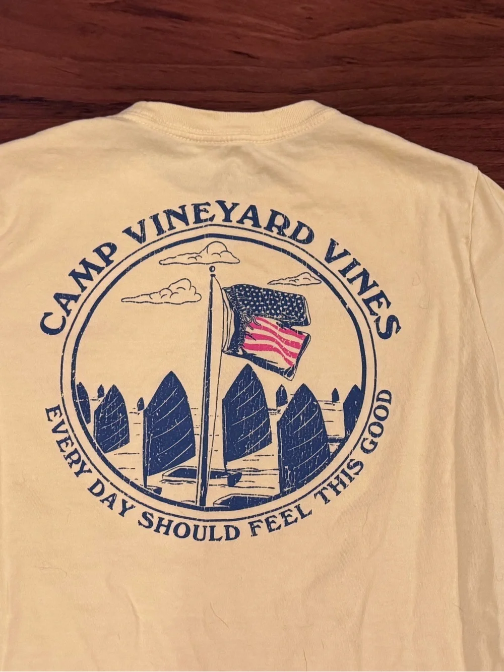 Vineyard Vines Blue Colorblock Swim Trunks & Yellow Camp T Shirt Size 8/10